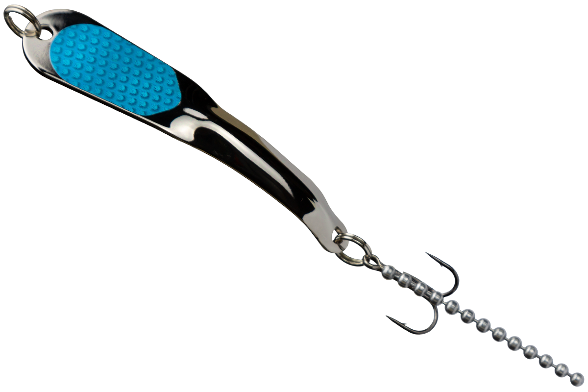 STEELY #3 Silver w/ Light Blue (3 SLB)