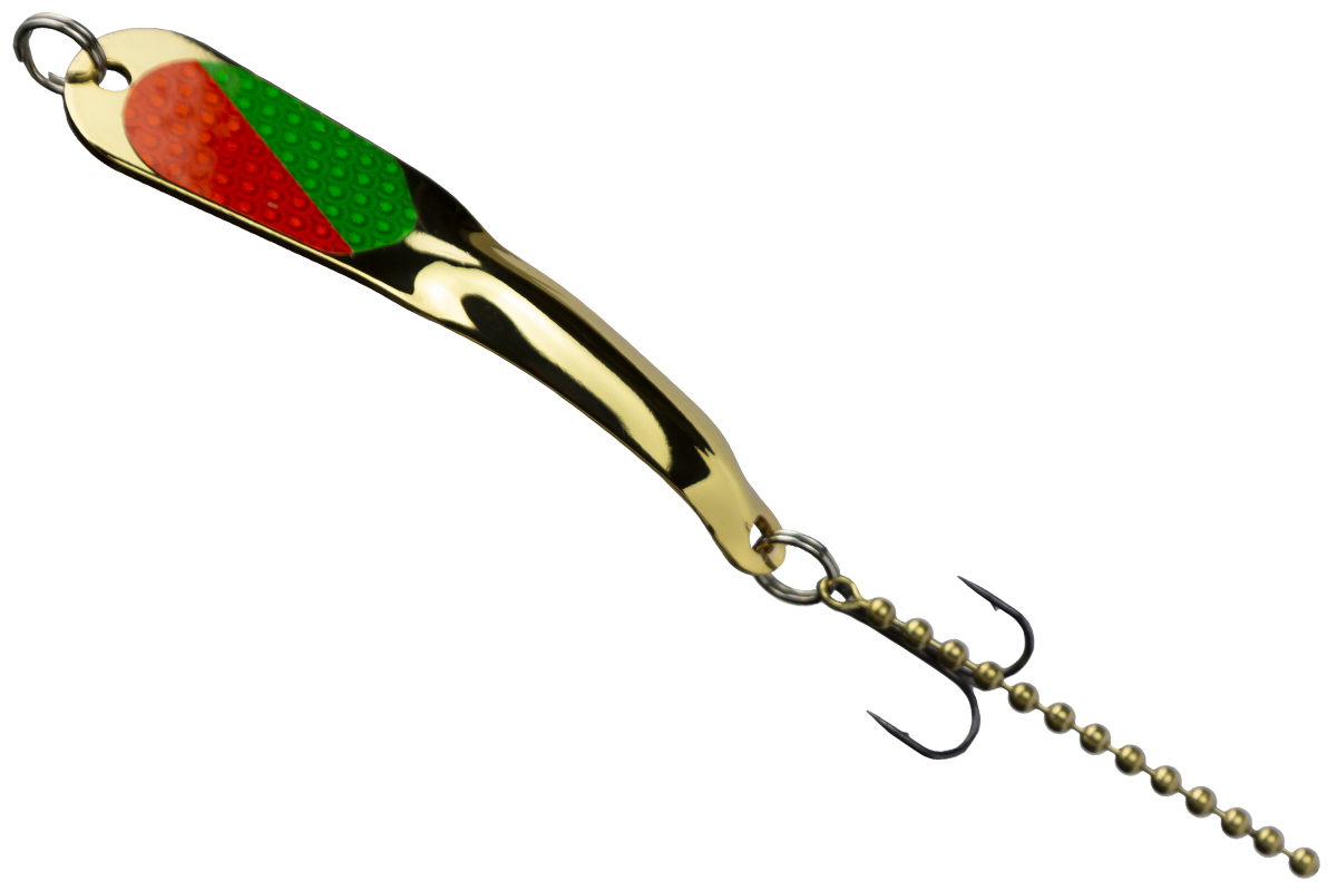 STEELY #5 Gold w/ Green/Orange - Perch (5 PERCH)