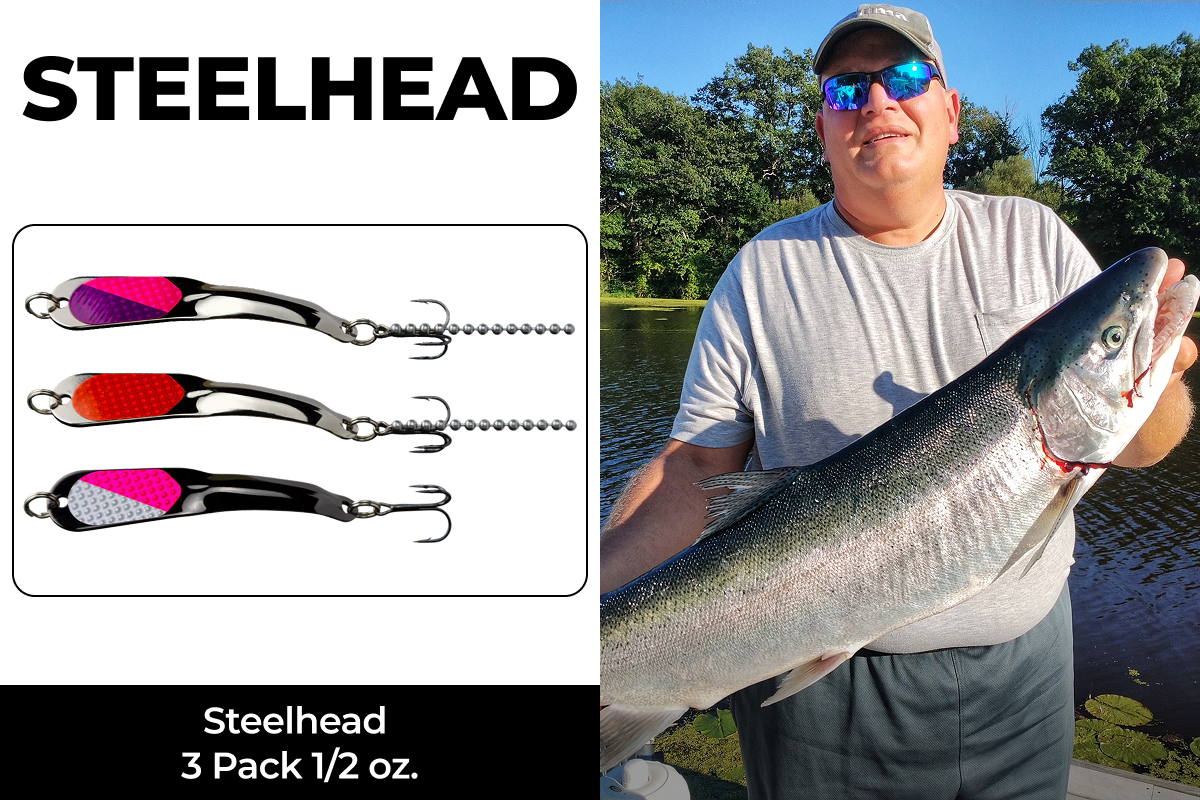Steelhead 3 Pack 1/2 oz. (4 BHPS, 4 SO, 4 SHPP)