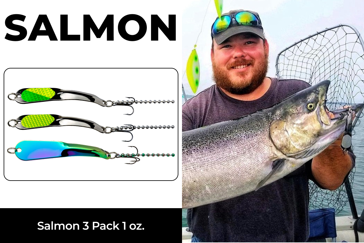 Salmon 3 Pack 1 oz. (5 GCH, 5 SCH, 5 SFIRETIGER)