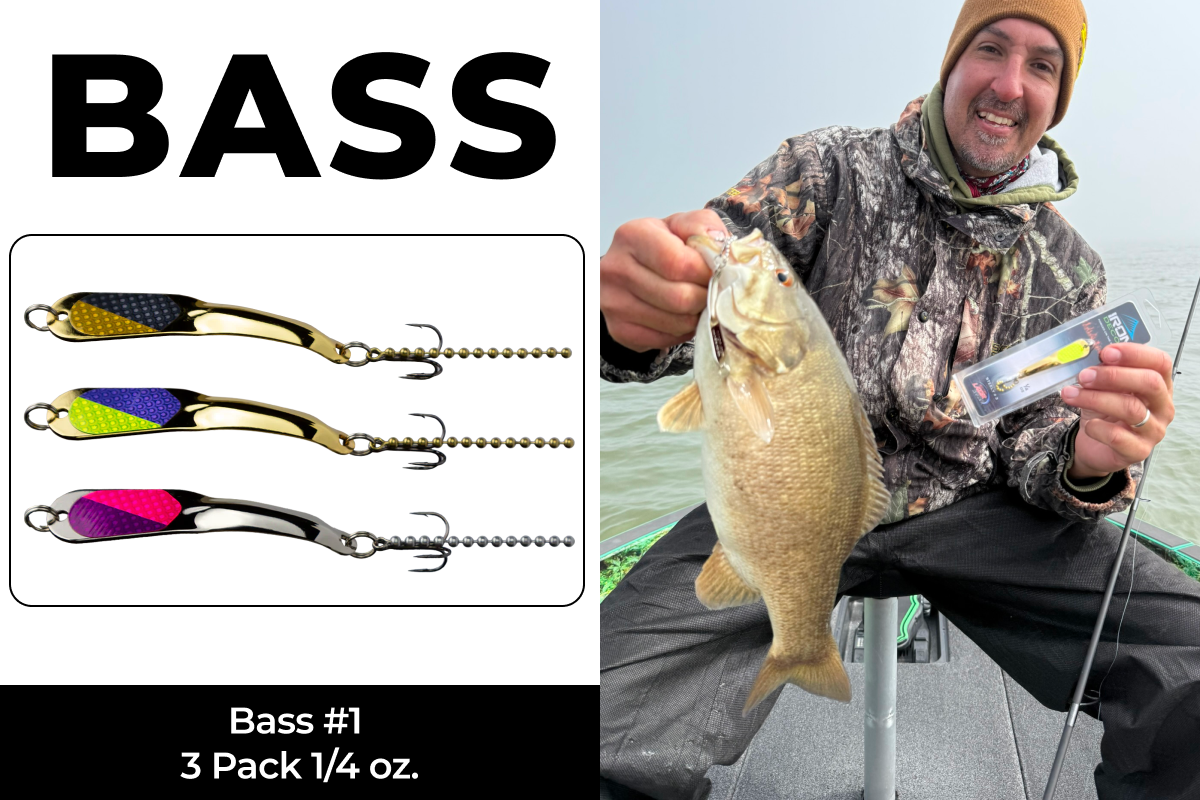 Bass 2.0 3 Pack 1/4 oz. (3 SLB, 3 SHP, 3 FIRETIGER)