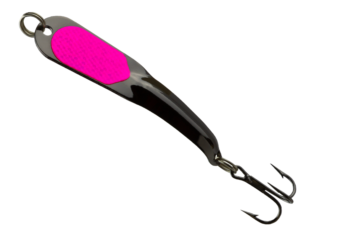 Steely #2 Black Hot Pink Lure (2 BHP)