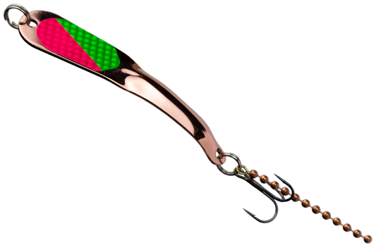 STEELY #4 Copper w/ Hot Green/ Hot Pink (4 CHGHP)