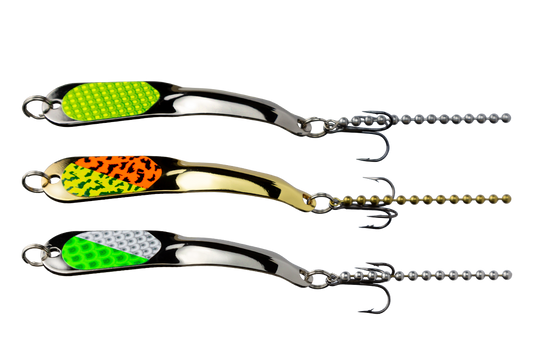 Lake Trout 3 Pack 1 oz. (5 SSHG, 5 G-FIRETIGER, 5 SCH)